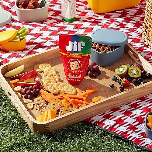 Miniatura 9 de Jif Squeeze Crema de maní cremosa, bolsas resellables, 5 onzas (paquete de 24)