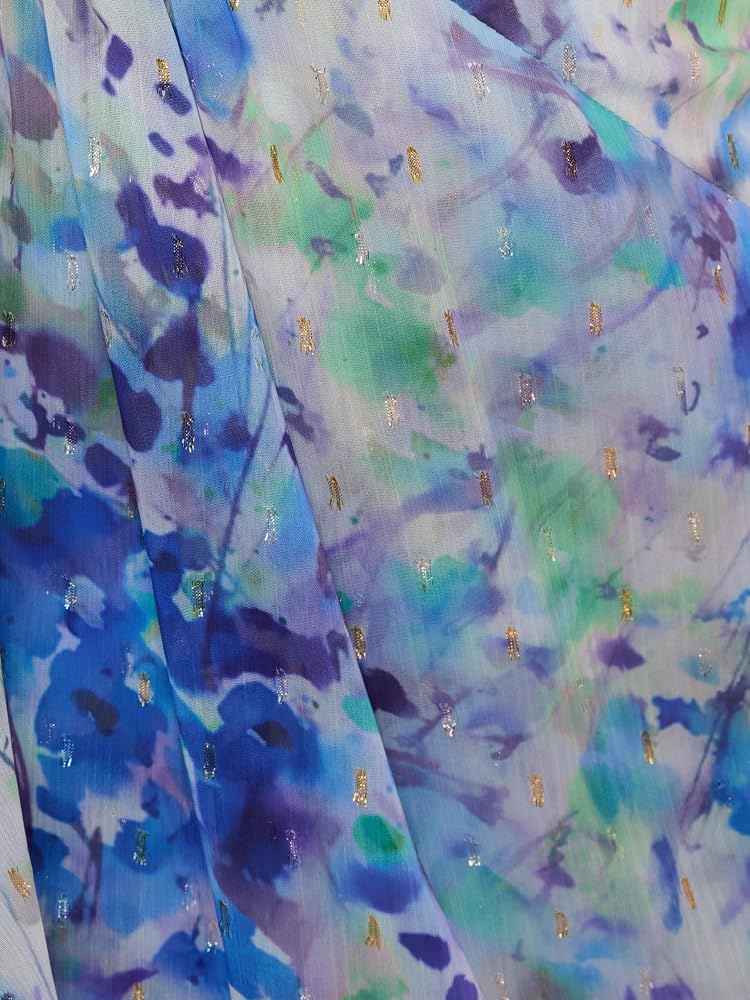 amazon adrianna papell long dresses Amazon.com: Adrianna Papell Long Printed Gown Blue Multi 4 : Clothing, Shoes & Jewelry
