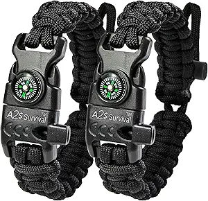 A2S K2 Peak Paracord Survival Bracelet