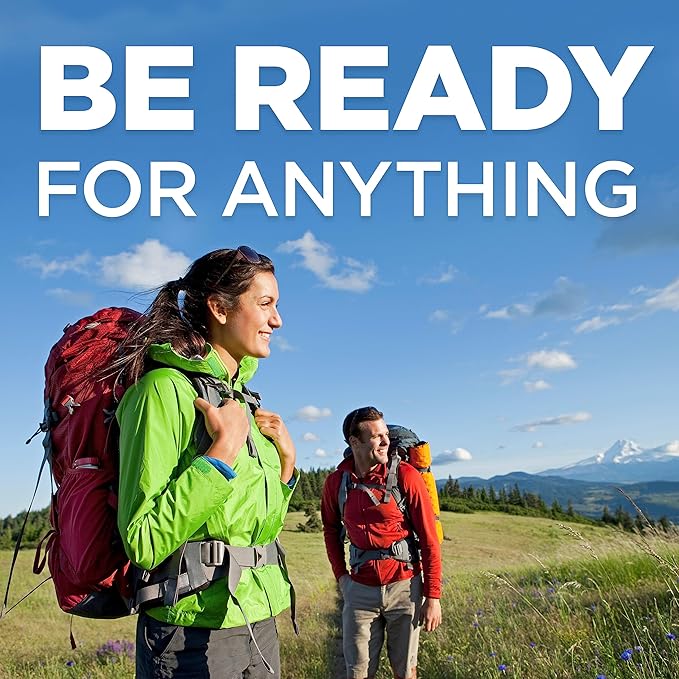 The kit includes essential first aid supplies such as Band-Aids, gauze pads, antiseptic wipes, burn cream, and other helpful items to help you quickly address minor injuries and emergencies. This comprehensive first aid kit is a must-have for any household or individual who wants to be prepared for unexpected incidents. Description by ChatGPT.