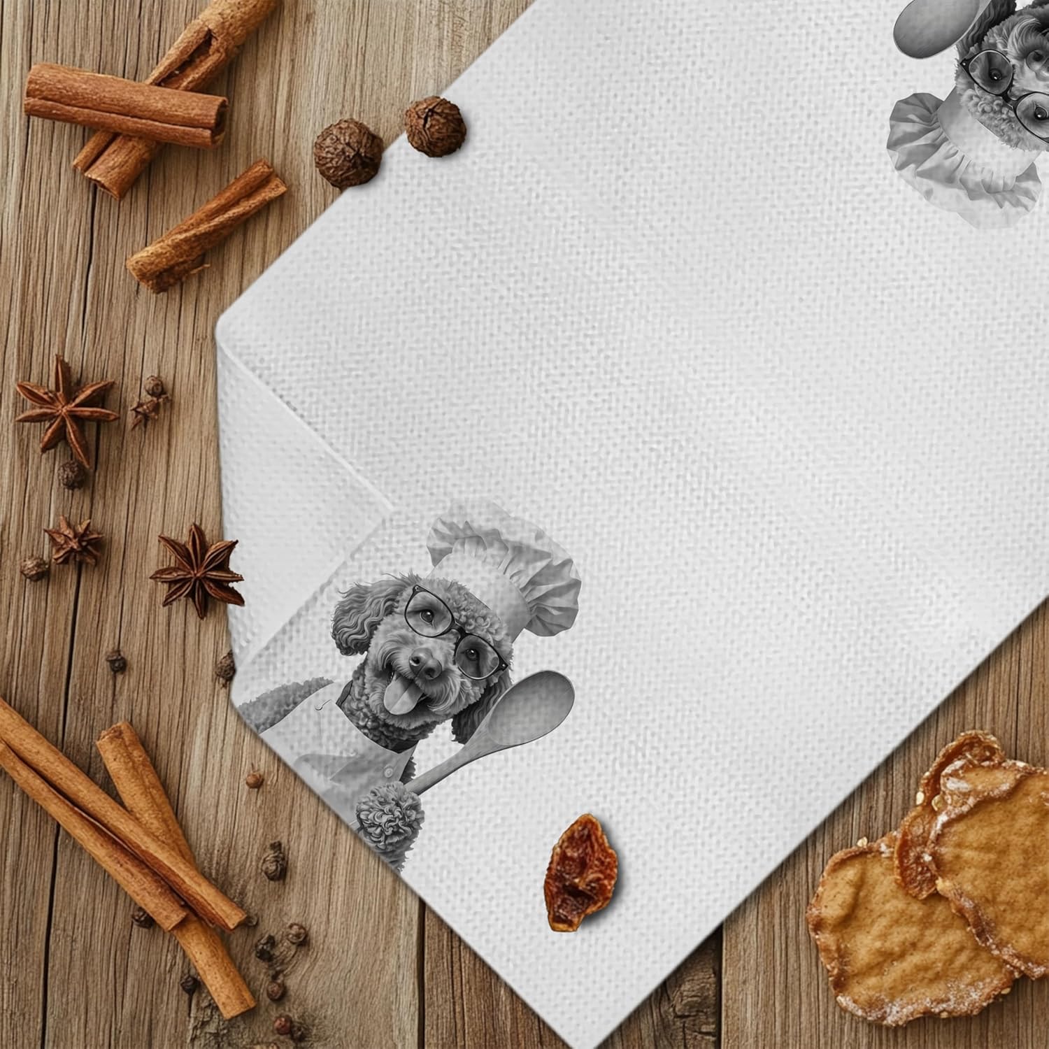 Funny Goldendoodle Dog Kitchen Towels, Goldendoodle Golden Doodle Gifts Dish Tea Towels for Kitchen Decor, Doodle Mom Gifts Hand Towels, 16x24 Inches - Image 6