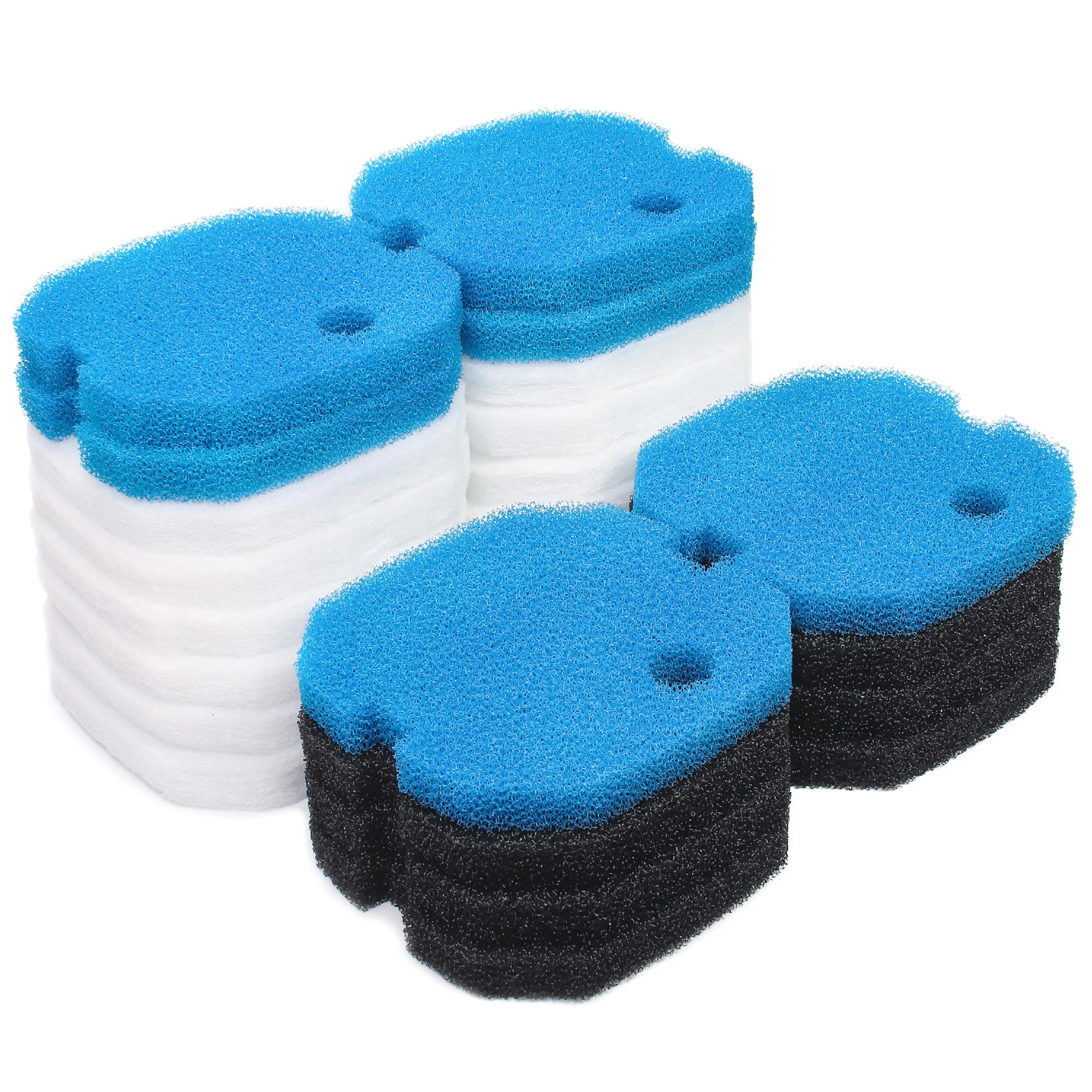 Tampons filtrants pour Aqua One AQUIS 1200 1250 1000 1050 lot de 24 mousses de filtration poly