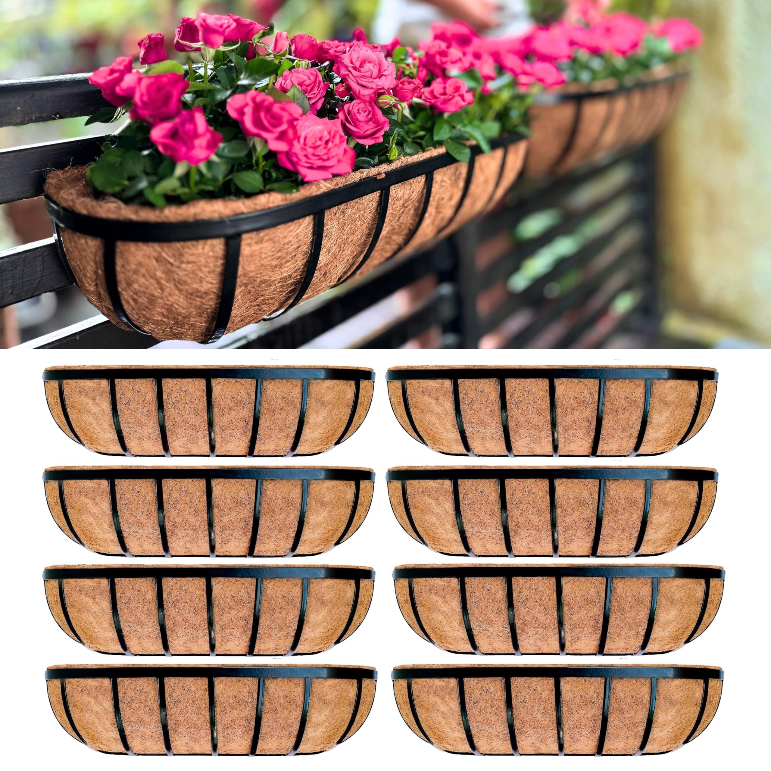 LaLaGreen 24 Inch 8-Pack