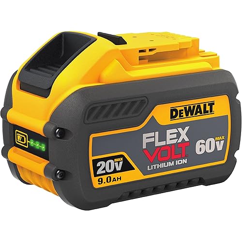 DEWALT DCB609Y 20V/60V Max* Flexvolt Lithium 9.0Ah Battery,