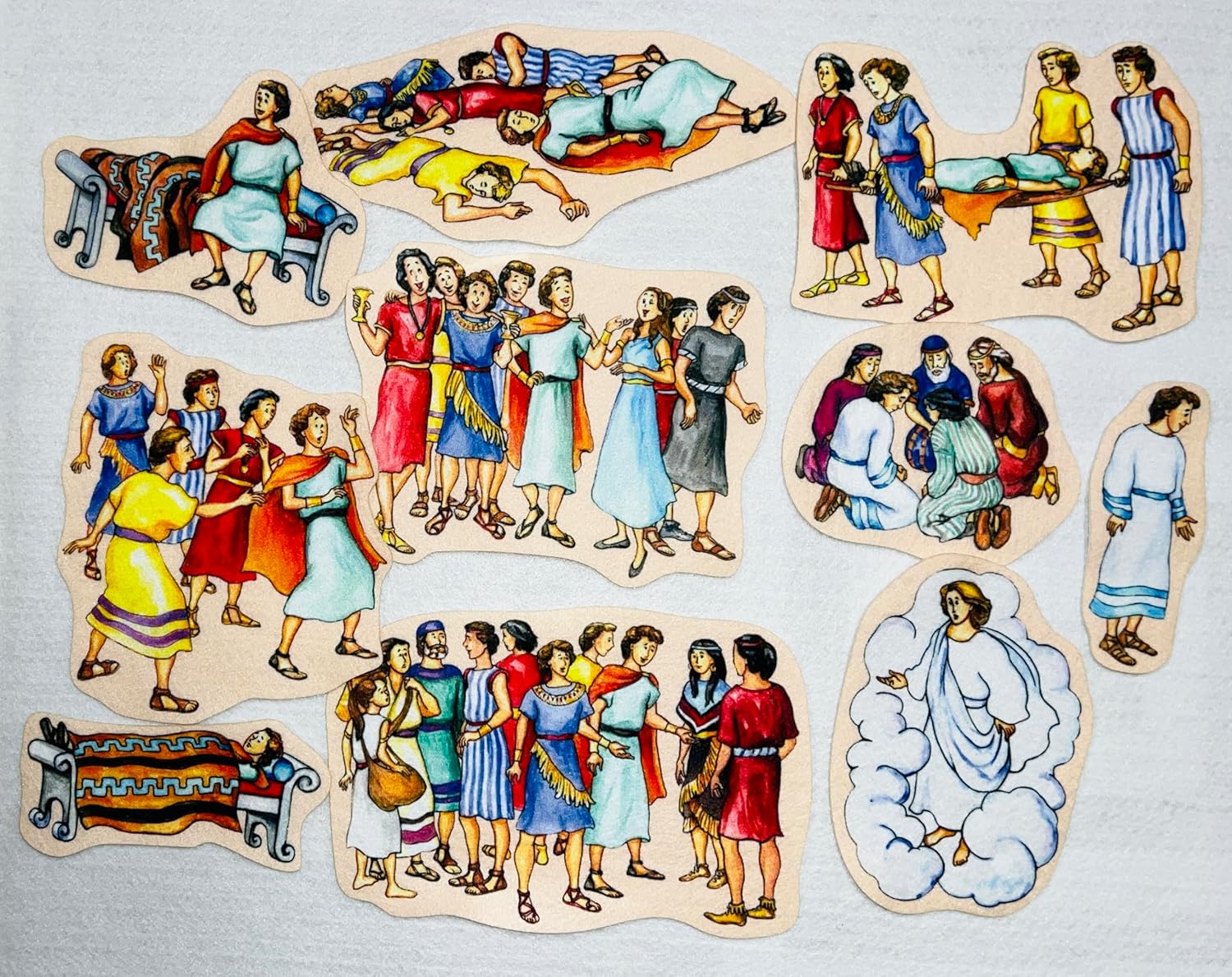 Story Time Felts Alma The Younger Felt Figures for Flannel Boards Scripture Stories Book of Mormon (Regular Size Precut (Adult 4-6" Tall))