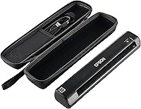 Vista 8 de Funda compatible con el escáner portátil de documentos e imágenes Epson Workforce ES-50 / ES-60W / DS-30 / DS-70 (no es compatible con otros modelos)