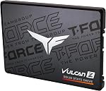 TEAMGROUP T-Force Vulcan Z 1To SLC Cache 3D NAND TLC 2,5 pouces SATA III Disque SSD Interne (Vitesse R/W jusqu'à 550/500 Mo/s) T253TZ001T0C101
