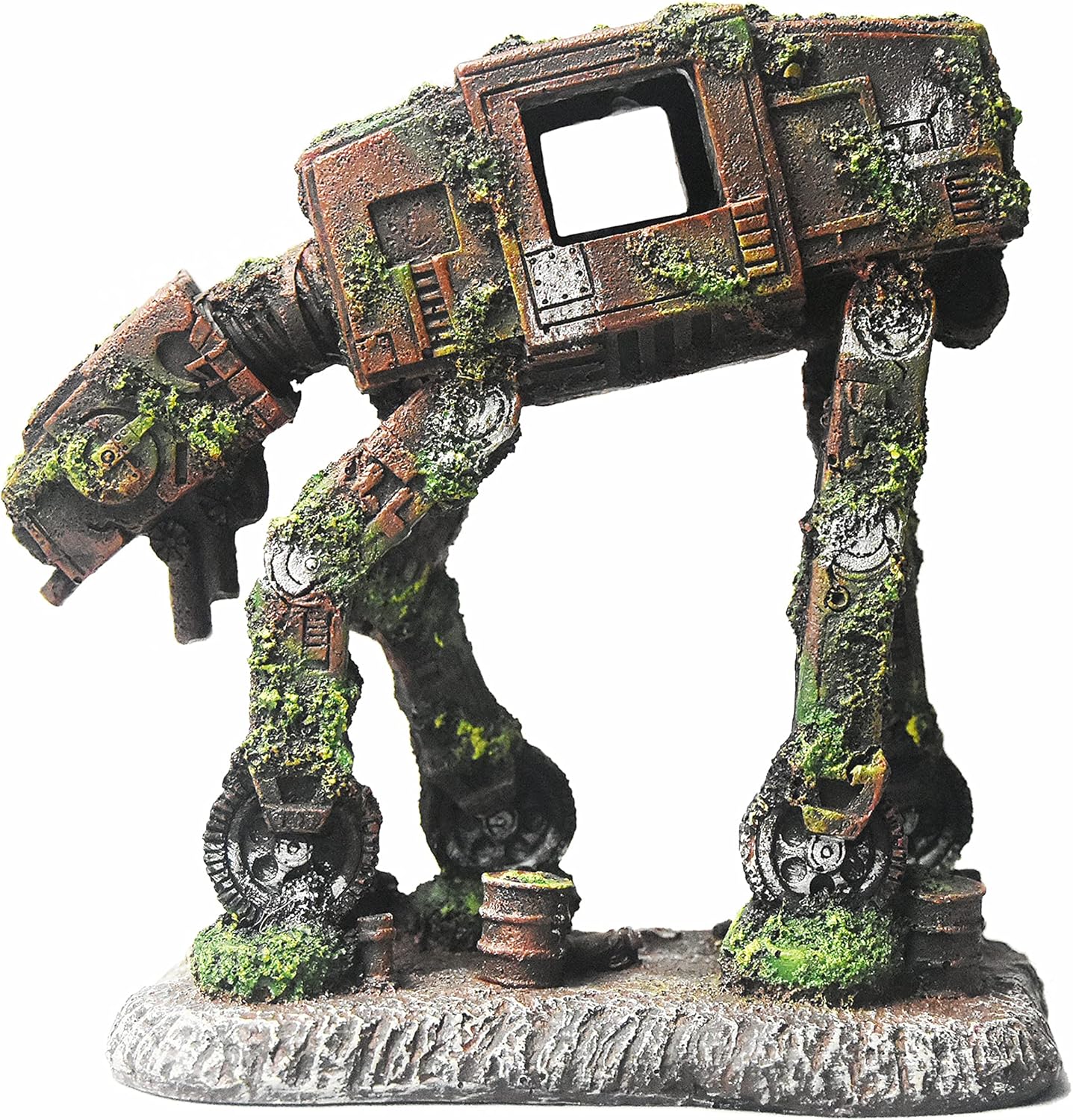 Aquarium Decorations atat Robot Dog Resin Fish Tank Decoration Betta