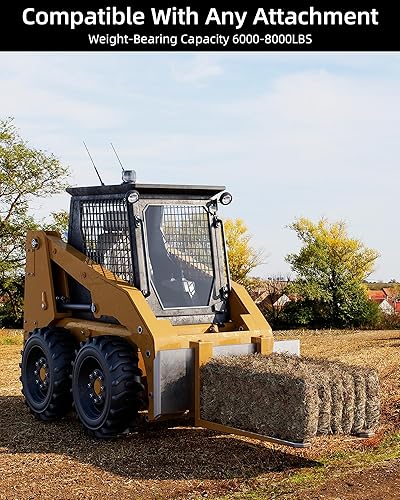 Miniatura 7 de Placa de fijación de minicargadora de 516", placa de montaje de fijación rápida