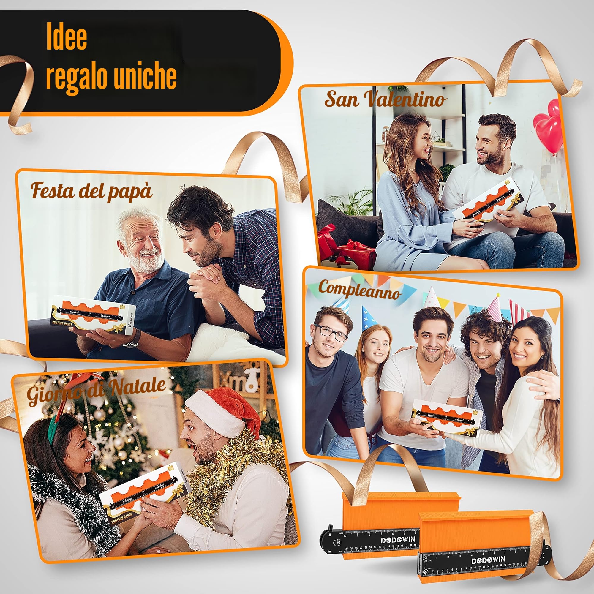 DODOWIN Collegabile Replicatore di Contorno 50cm, Regalo Festa del Papà Originali, Calendario Avvento 2025 Homme, Fai Da Te Attrezzi Falegnameria, Sagomatore, Regali di Natale Uomo Papà Compleanno
