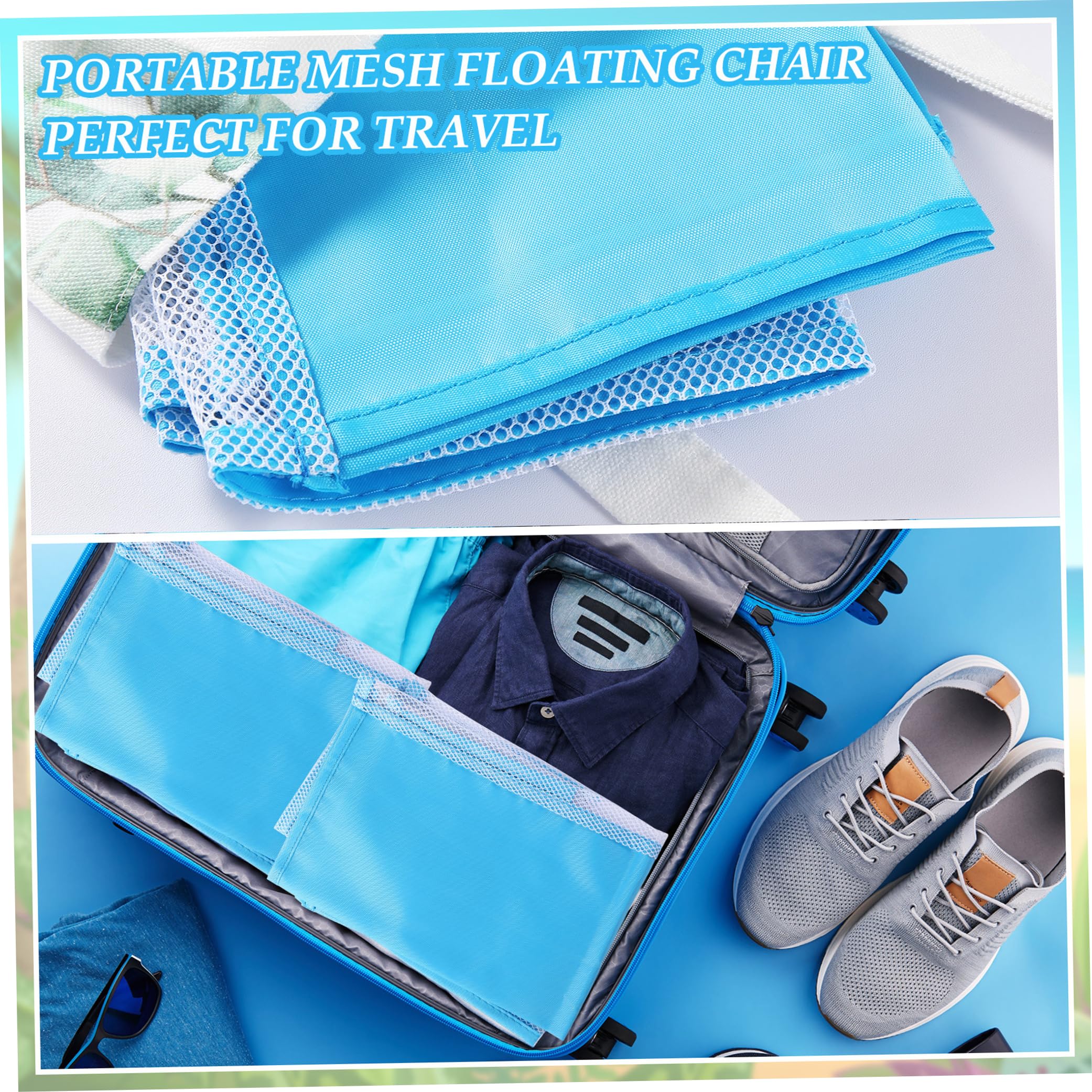Silla flotante para piscina, 1 unidad, no inflable, para adultos y niños, gris, 40 pulgadas