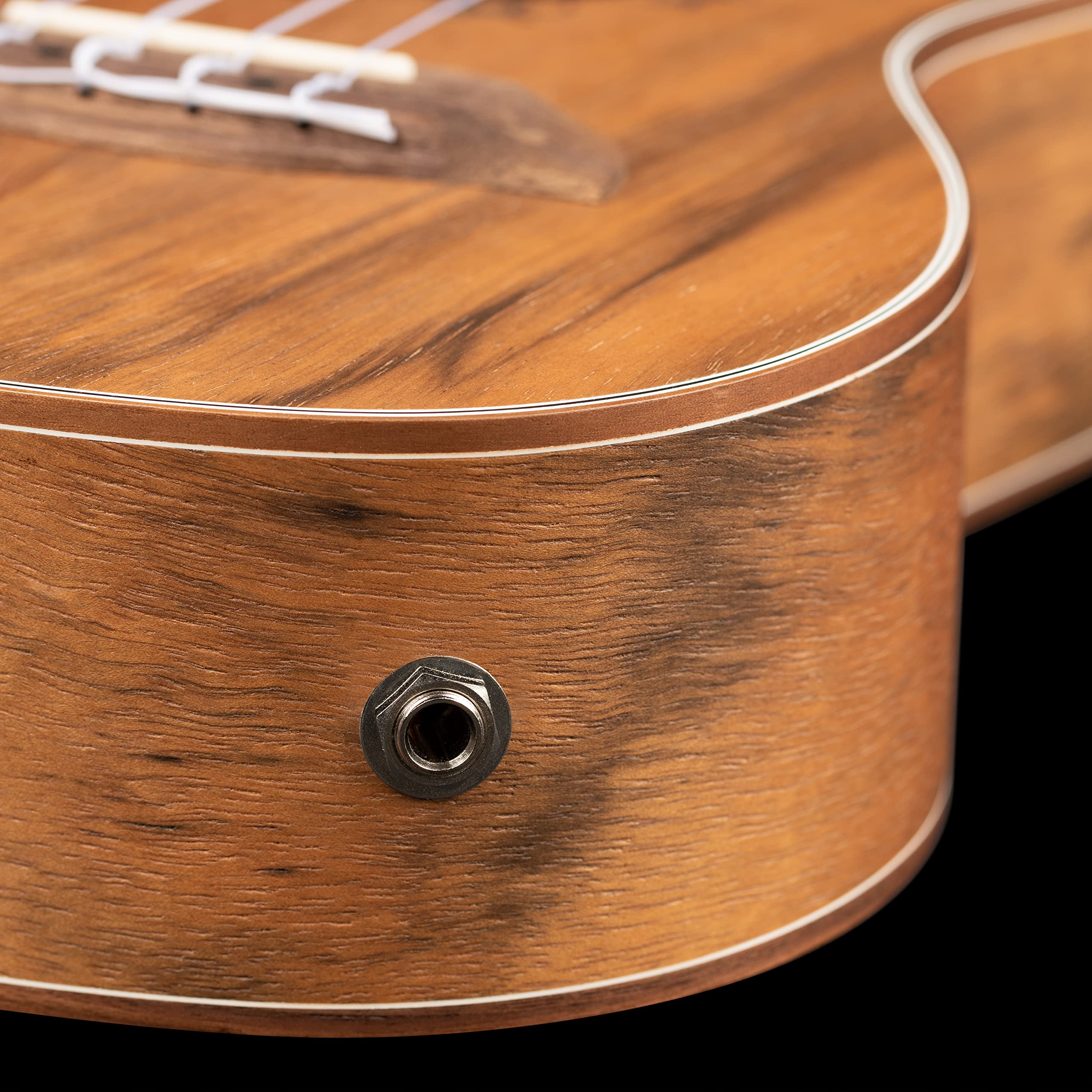 Ortega LIZARD-CC-GB Ukulele Lizard Series Concert Estuche incluido - Paldao natural