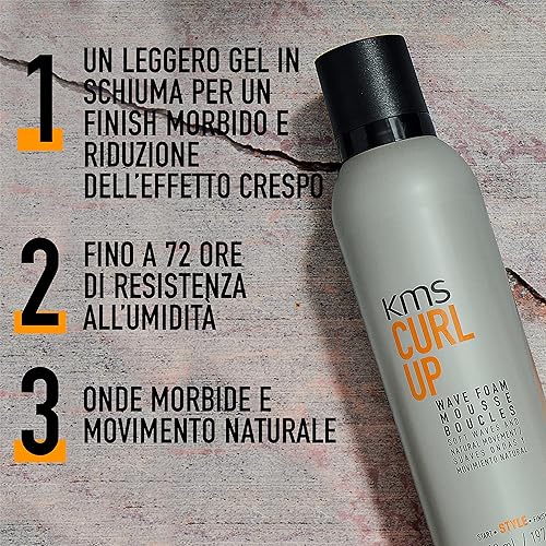 Miniatura 3 de KMS CURLUP - Mousse de espuma para definir rizos, 6.9 onzas
