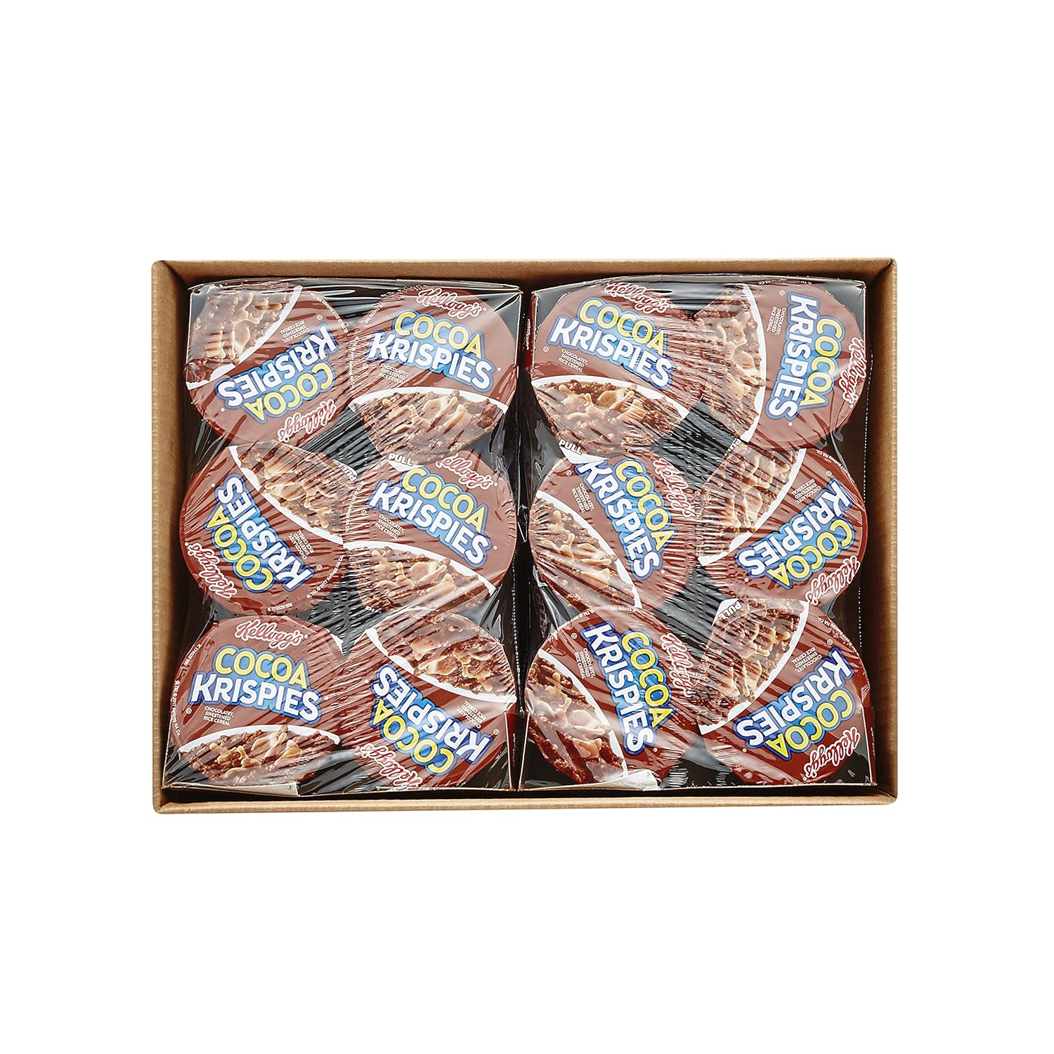 Cocoa Krispies Original Kellogg's Breakfast Cereal In A Cup (Pack of 60)