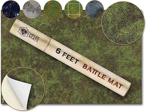 Alfombrilla de juego de batalla - 48 x 72 - Mapa de juego de rol de Dungeons de Dragones de mesa - Wargaming RPG Warfare 40k Flames War - Juegos de