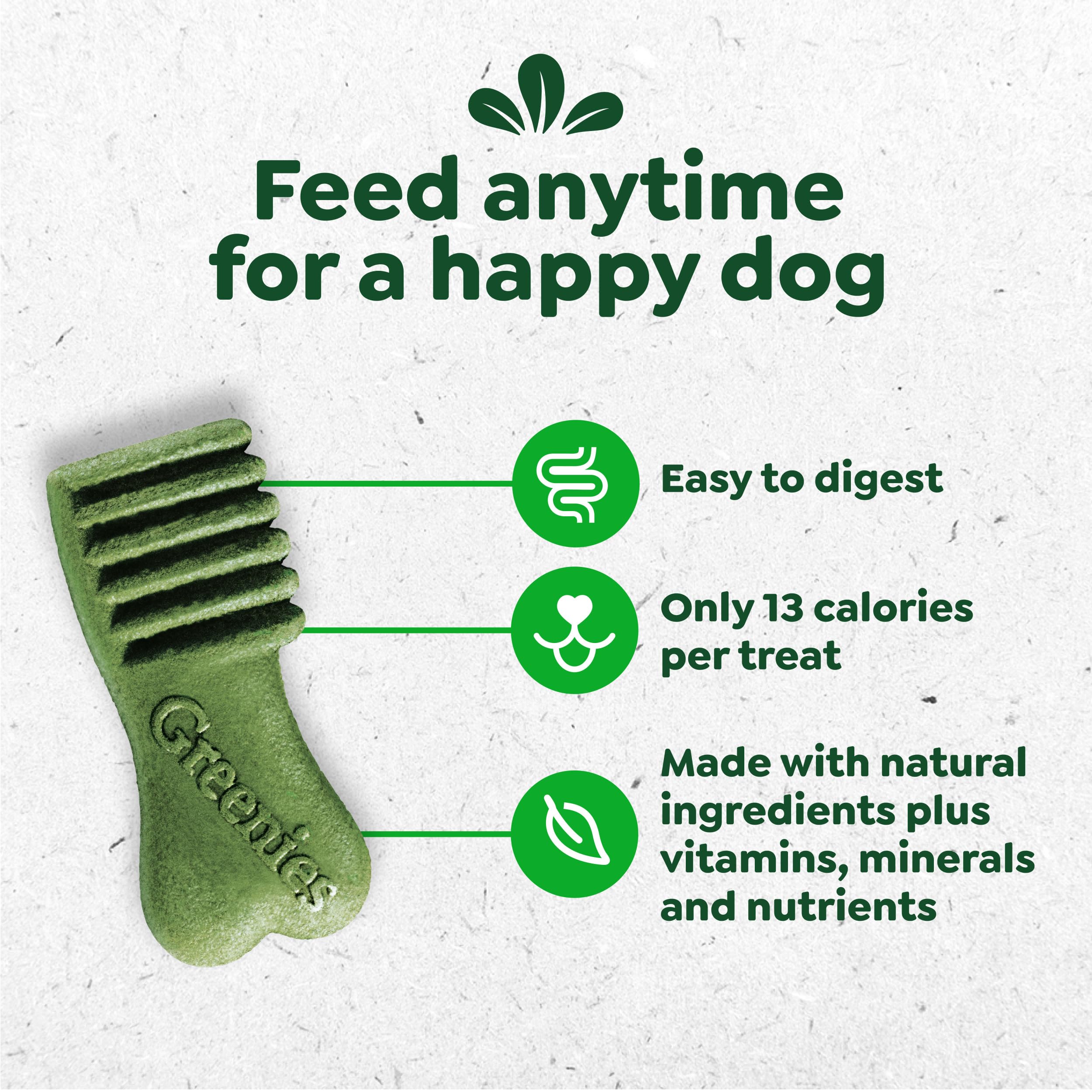 GREENIES Anytime Bites - Golosinas para Perros, Sabor a Menta, Bolsa de 24 onzas