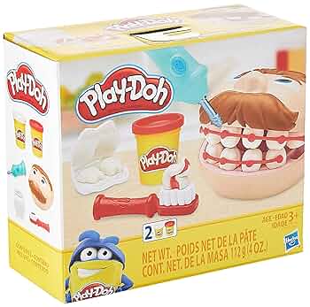 Amazon.com: Play-Doh Mini Doctor Drill n Fill Set : Toys & Games
