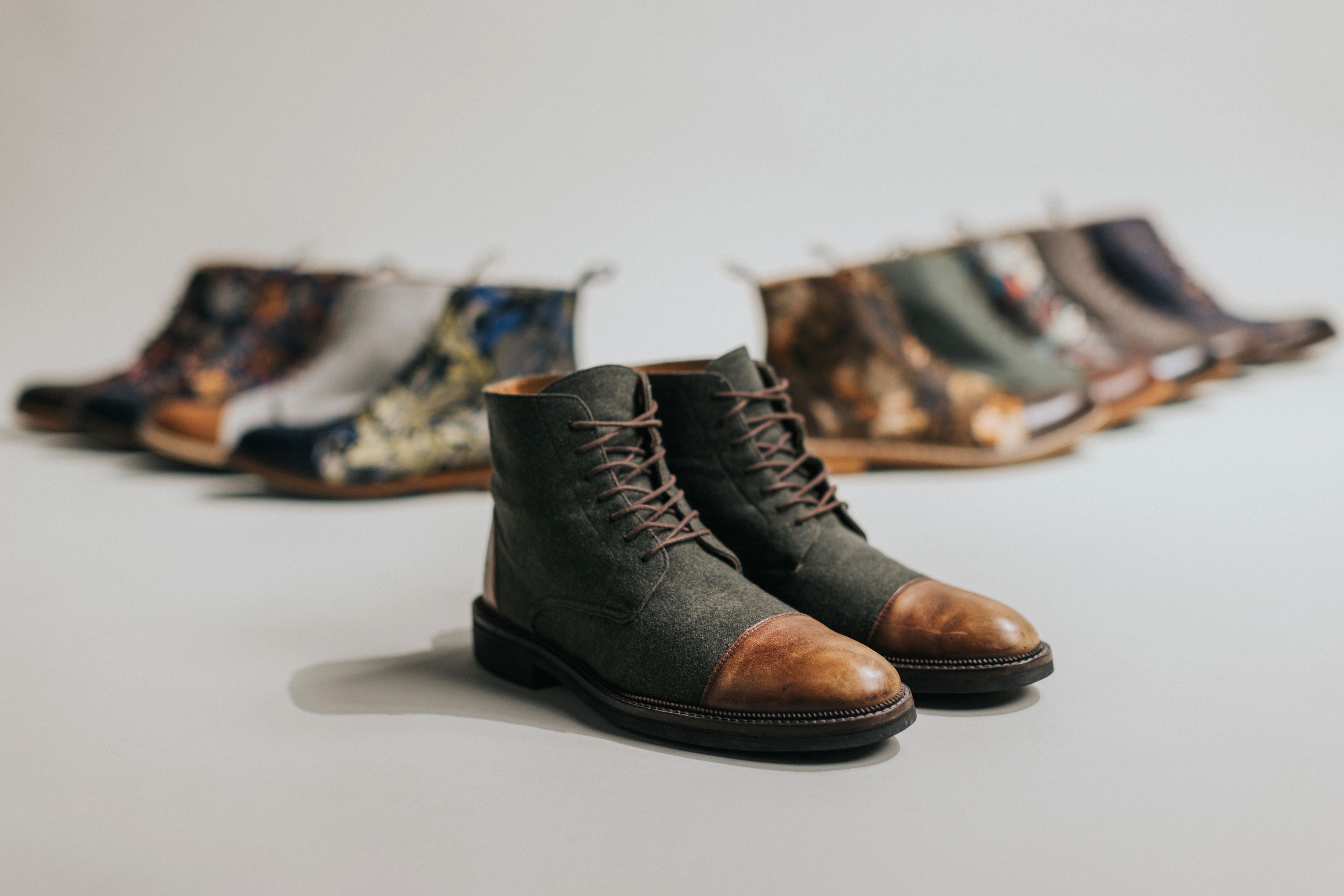 TAFT Heritage Wool Chukka Boots Oxblood Cap Toe Commando Sole EU 43lace up boots TAFT BOOTS REVIEW | Oxblood Rome Boot (As Good As They Look  main image 2