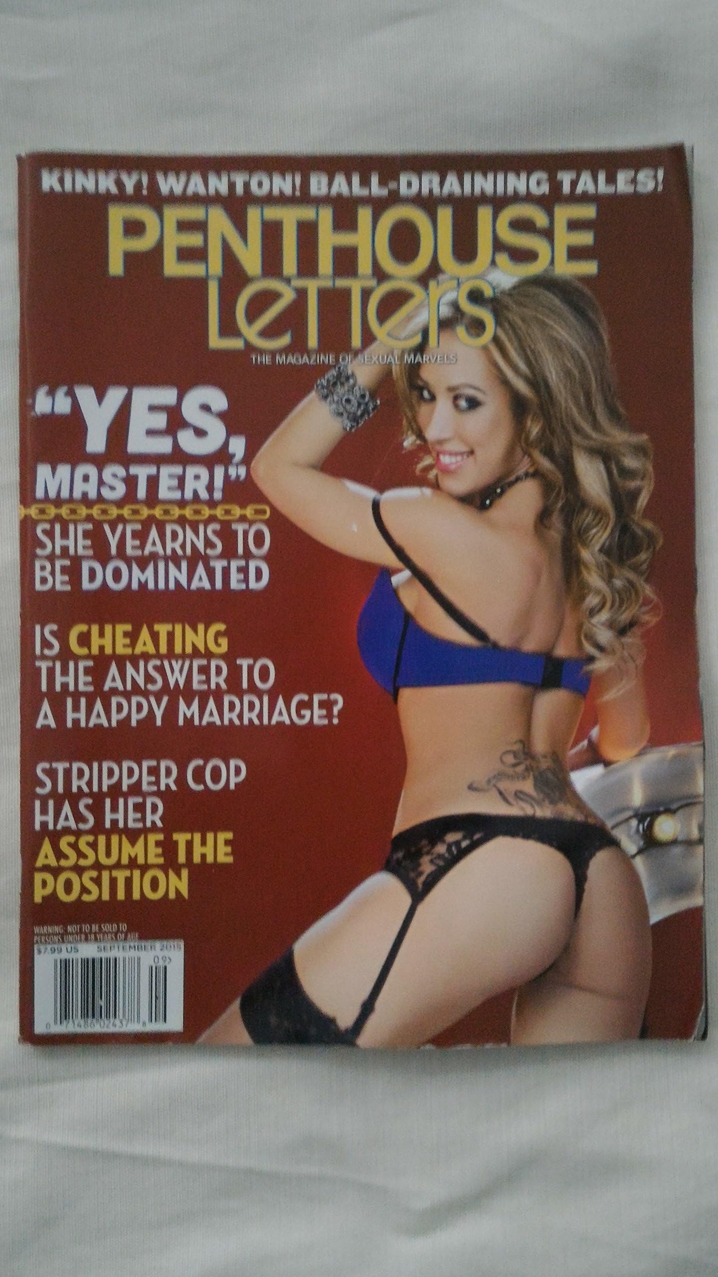 SEPTEMBER 2015 PENTHOUSE LETTERS MAGAZINE