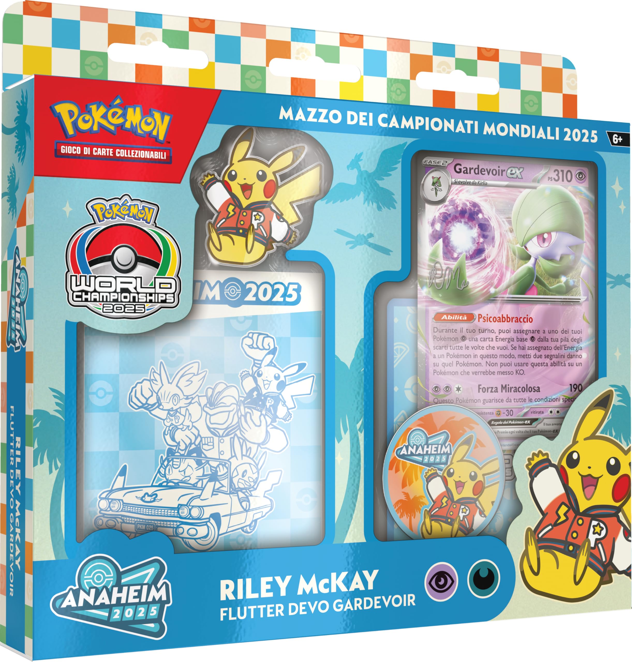 Pokémon: mazzo dei Campionati Mondiali 2025 del GCC Pokémon (Riley McKay), Edizione in Italiano
