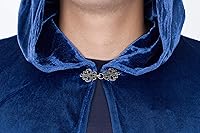 Vista 33 de Little Adventures Deluxe - Capa de terciopelo para adulto con capucha forrada Rojo