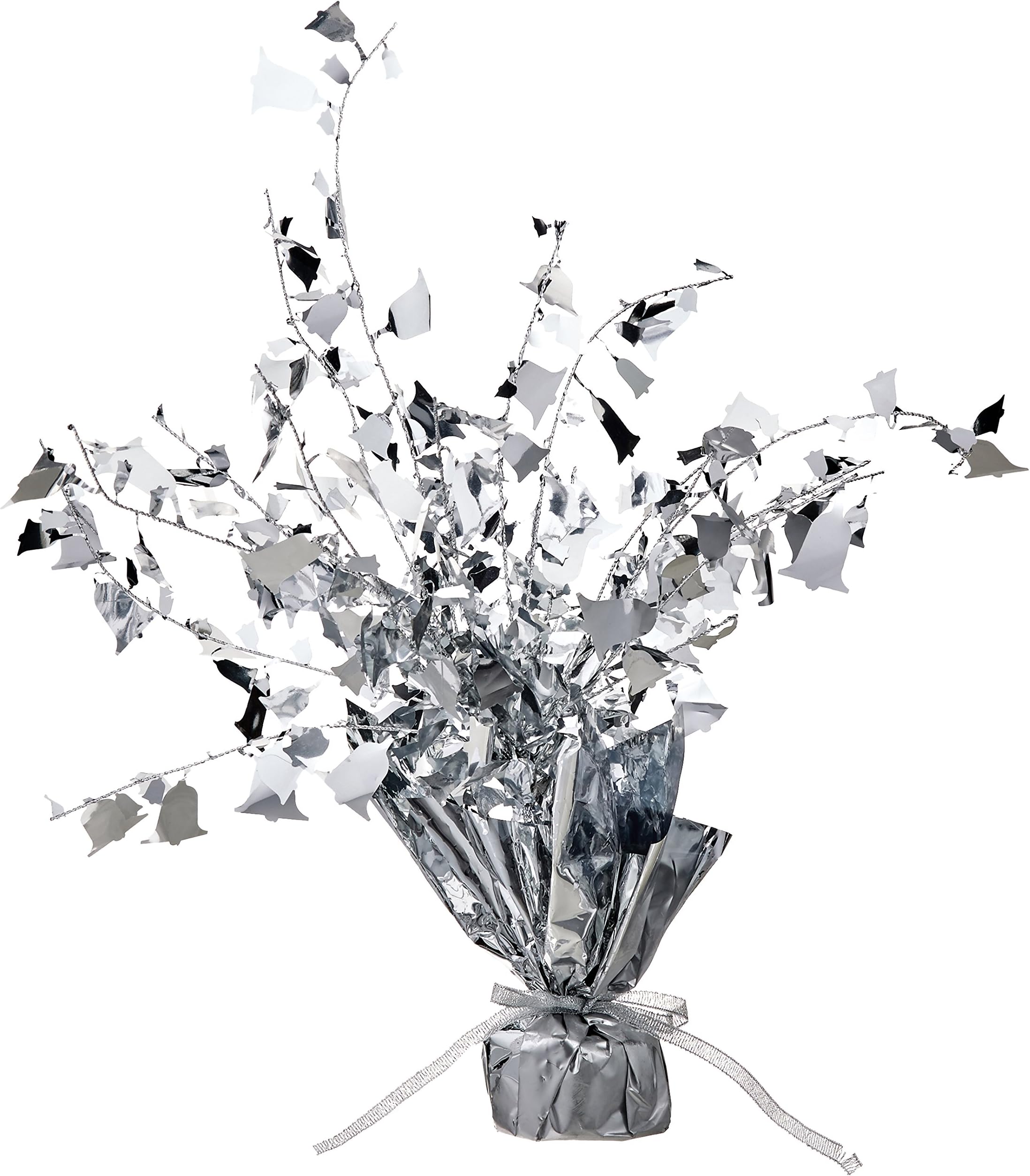 Anniversary Gleam 'N Burst Centerpiece (silver) Party Accessory (1 count) (1/Pkg)