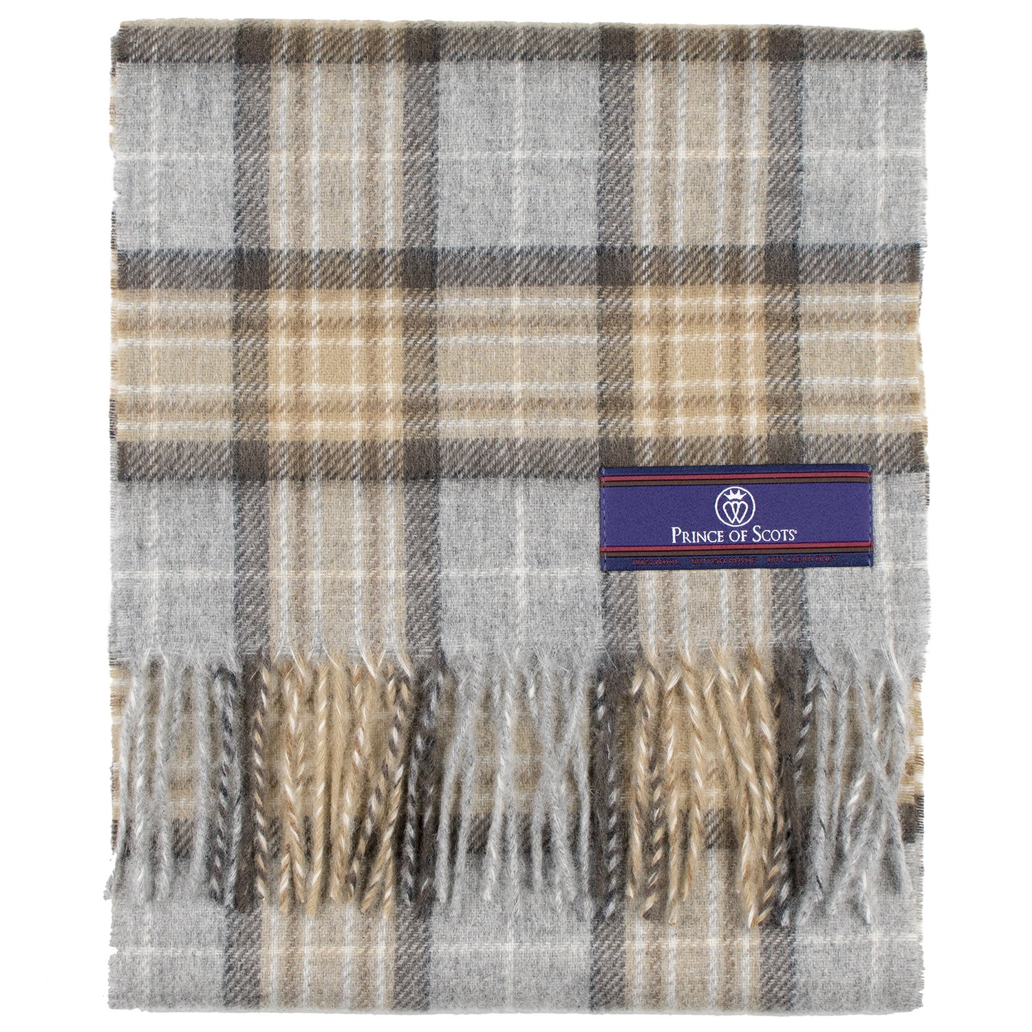 Prince of Scots Merino Wool Tartan Scarf