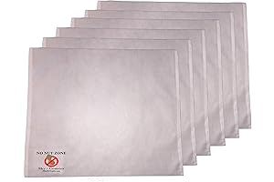 Disposable Airplane Tray Table Covers (NO NUT ZONE) - Pack of 6