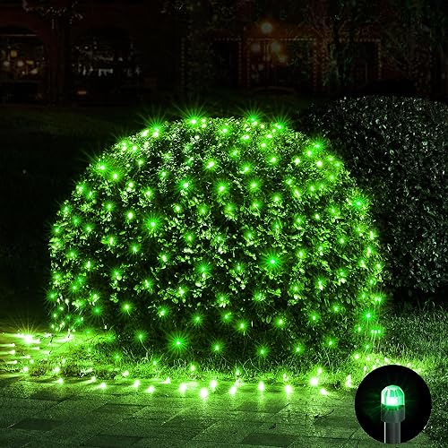 Miniatura 27 de WBao - Luces de Navidad al aire libre de 200 LED F8 con bombillas grandes, 8.4 pies x 5.2 pies, luces de arbustos de Navidad con 8 modos, Varios