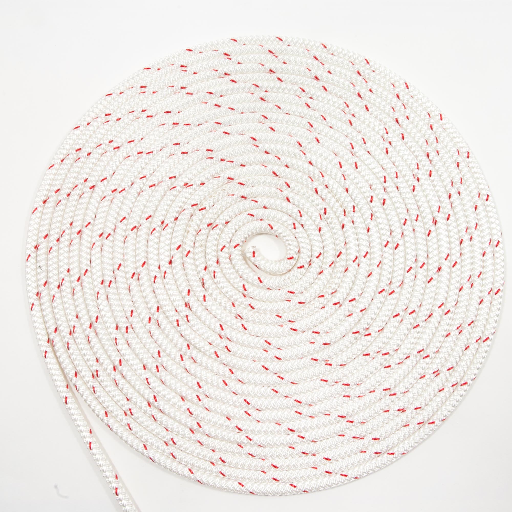 New England Ropes 1/4in (6mm) Sta-Set White 60 Feet Long