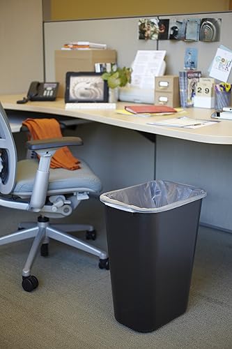 Vista 12 de Rubbermaid Commercial Products - Basurero de escritorio de resina plástica