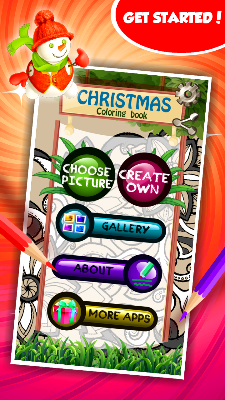 Christmas Coloring Book App on Amazon Appstore