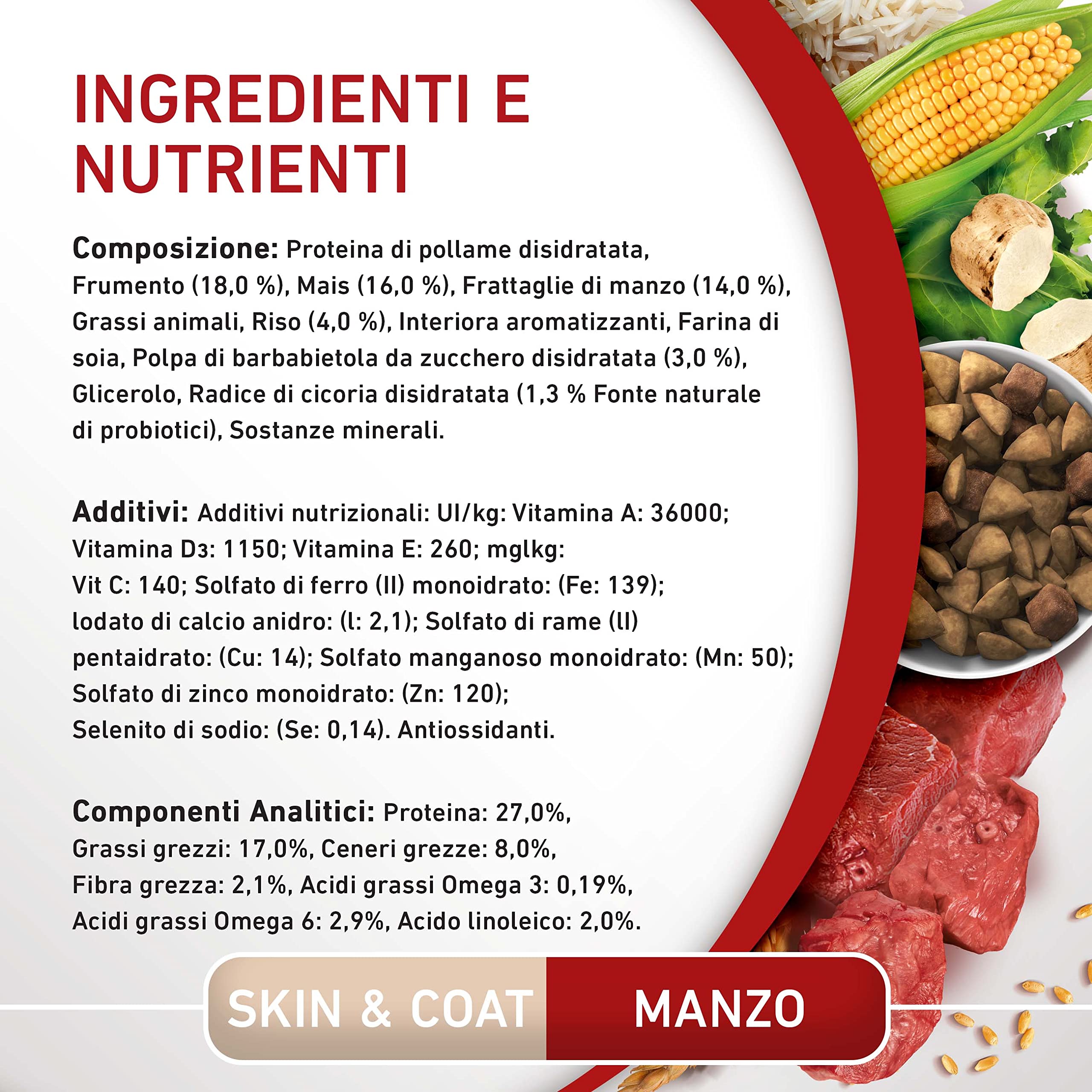 Purina One Mini < 10 kg Cuir et Poils Croquettes pour Petits Chiens Bœuf et Riz, 6 Boîtes de 1,5 kg