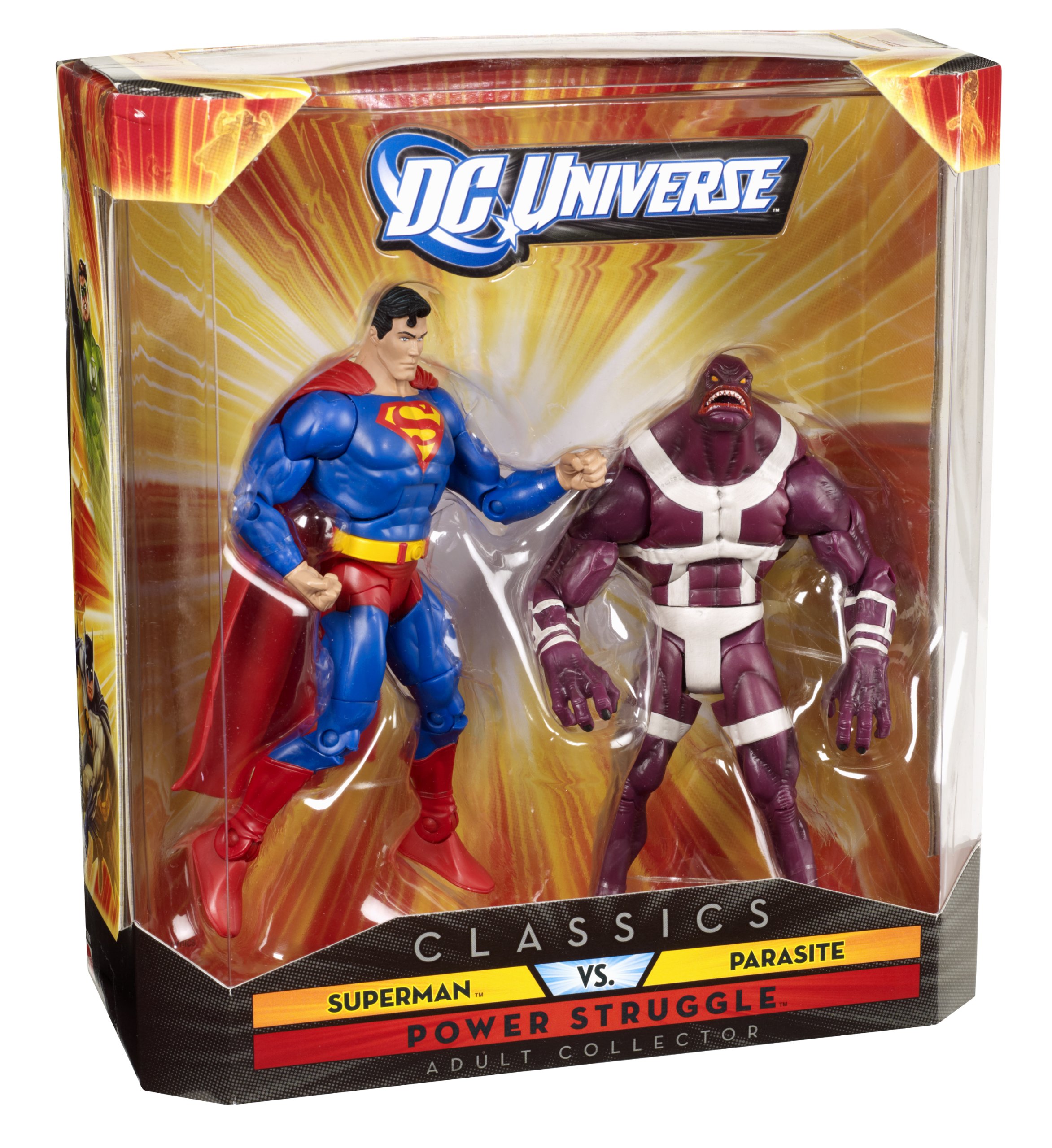 DC Universe - Power Struggle - Superman vs. Parasite - Figuren ca. 18 cm - OVP