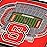 YouTheFan NCAA NC State Wolfpack 3D StadiumView Coasters - Carter-Finley Stadium