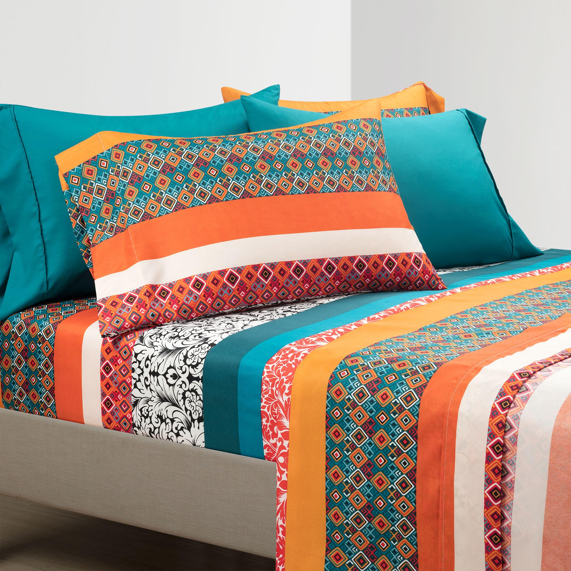 Parure de lit bohème Lush Decor grand lit pour raviver une chambre terne