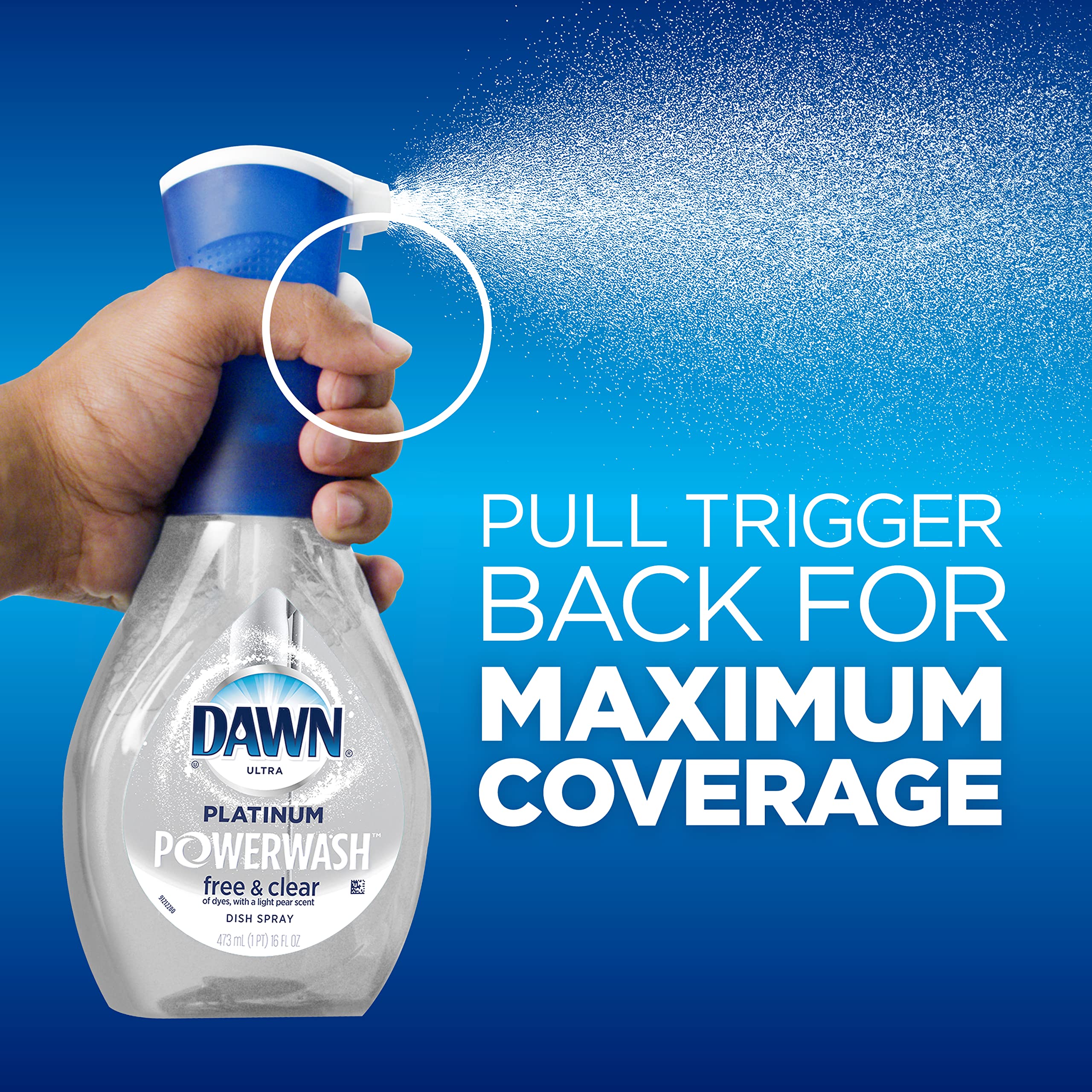 Buy Dawn Free & Clear Powerwash Dish Spray, Dish Soap, Light Pear Scent