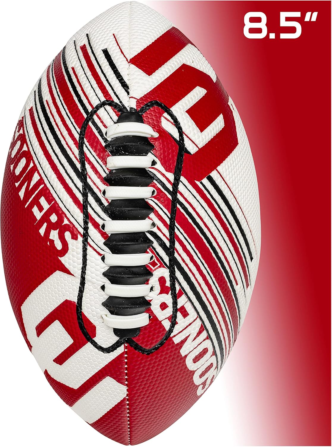 Franklin Sports NCAA Football - Youth Mini Football - 8.5" SPACELACE Easy Grip Texture - Perfect for Kids