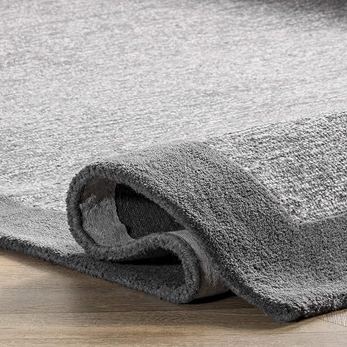 Miniatura 6 de nuLOOM Marianne Alfombra de lana hecha a mano, 6 x 9 pies, color gris