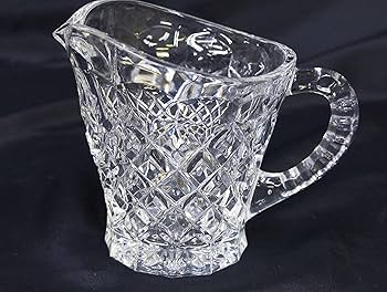 Amazon.co.jp: ボヘミアン カットクリスタル シュガーポット＆ミルク