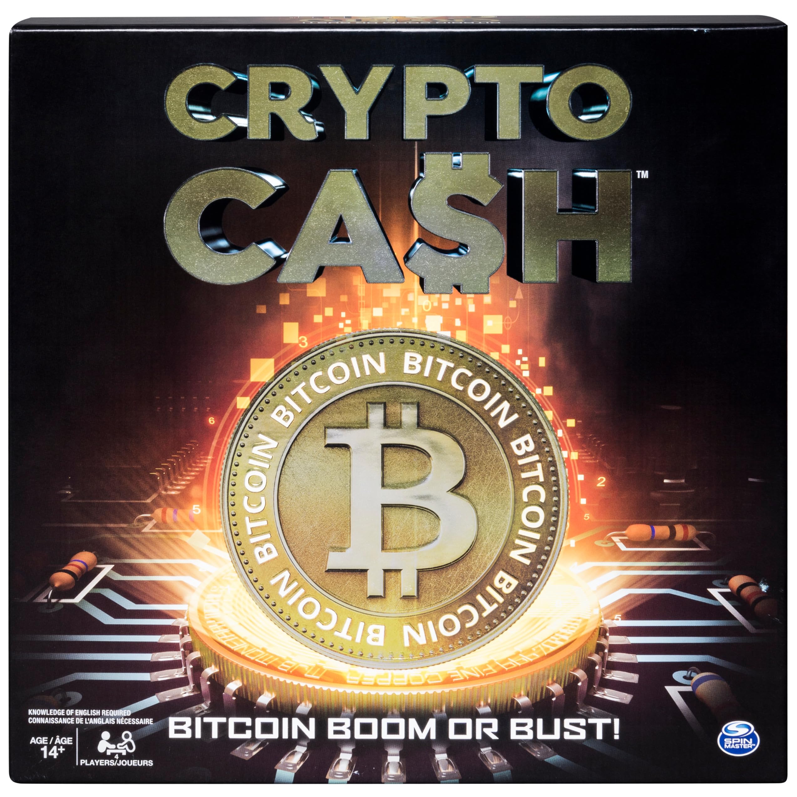 Crypto Cash Game, Fast-Paced Bitcoin Betting Game for Teens and Adults Aged 14 and Up