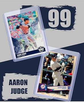 Aaron Judge Cards (5) - Assorted New York Yankees Baseball Card Bundle, Collectible Trading Cards