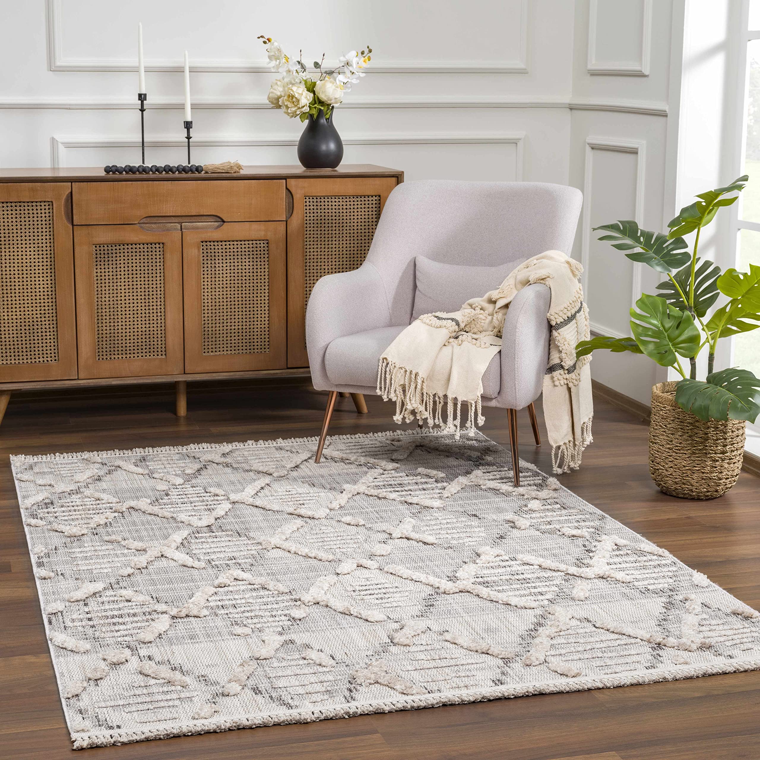 Amazon.com: Hauteloom Atria Farmhouse Living Room Bedroom Moroccan