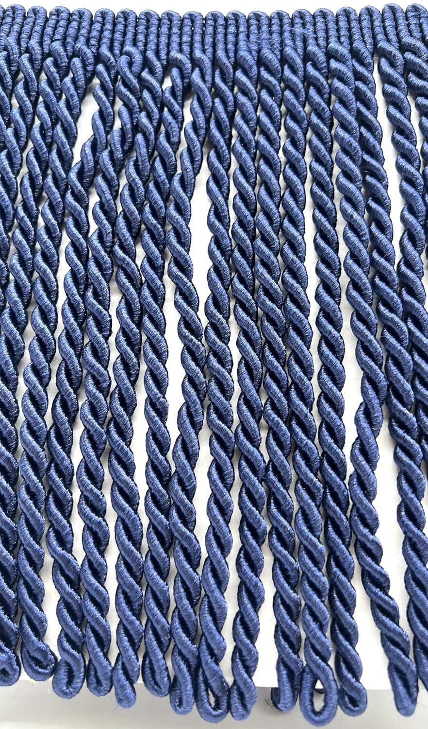 9" Bullion Fringe - by The Yard (Navy)