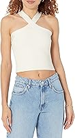 Vista 1 de The Drop Women's Zaire Cropped Cross-Front Sweater