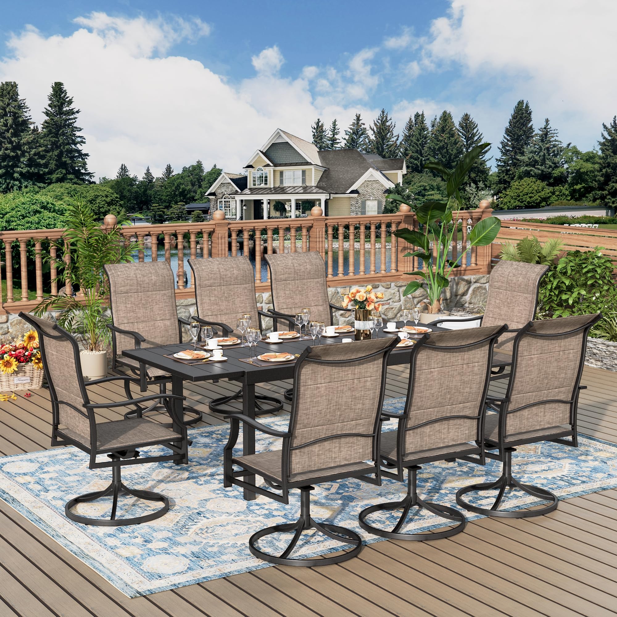 Juego de comedor para patio d... - B0DRJS7K3T | Encarguelo.com