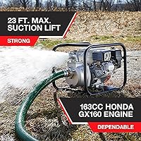 Vista 3 de NorthStar Bomba de semi-basura-Puertos de 2 pulgadas 10,010 GPH 5/8 pulgadas Tapa sólida #109163