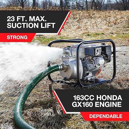 Miniatura 3 de NorthStar Bomba de semi-basura-Puertos de 2 pulgadas 10,010 GPH 58 pulgadas Tapa sólida #109163