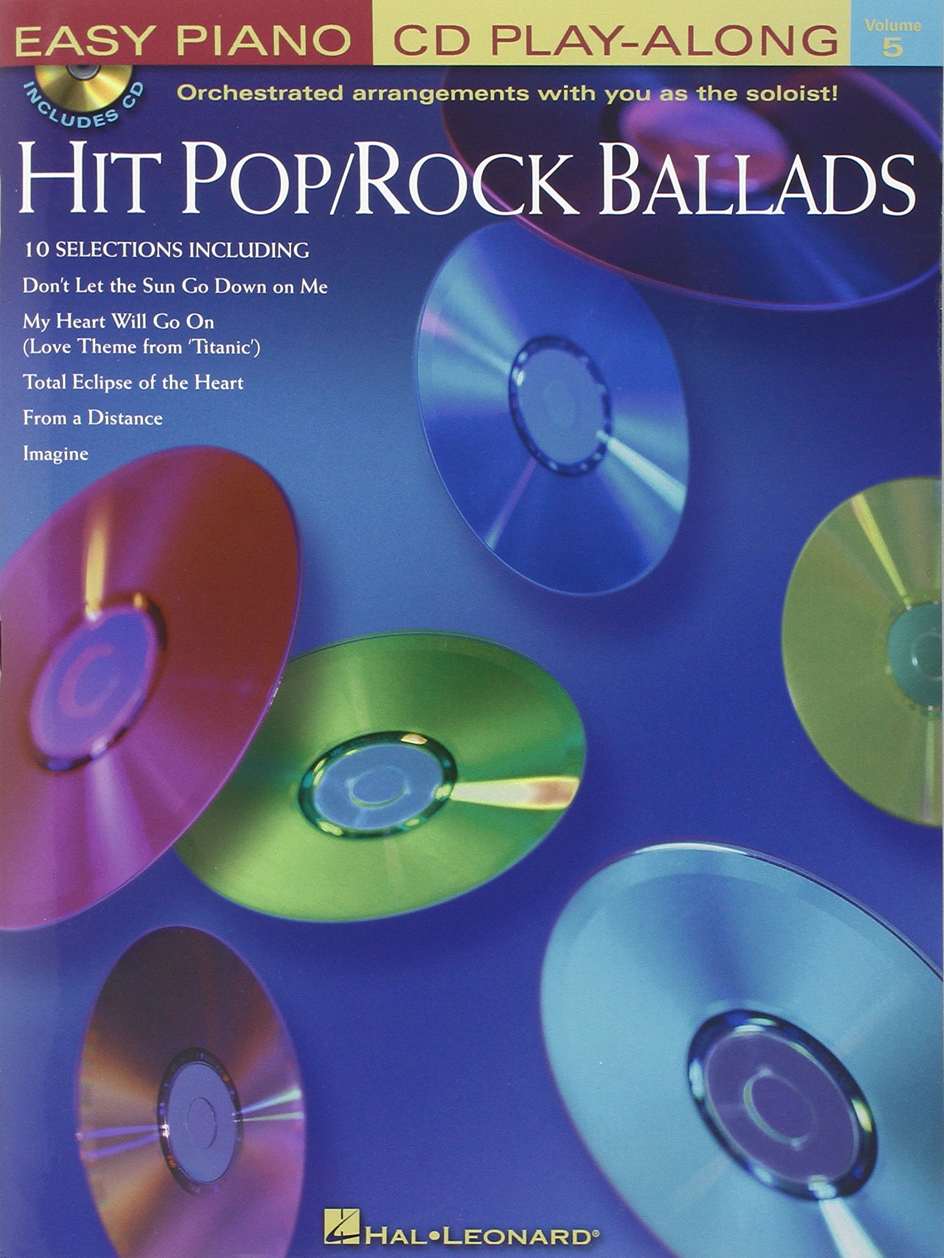 Hit Pop/ Rock Ballads: Easy Piano Cd Play-along