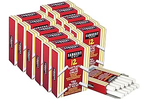 Sargent Art Super Jumbo White Dustless Sidewalk Chalk